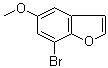 CAS # 90484-47-2, 7-Bromo-5-Methoxybenzofuran, 5-Methoxy-7-bromobenzofuran