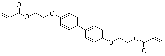 CAS # 90549-11-4, 2-Methyl-2-propenoic acid [1,1'-biphenyl]-4,4'-diylbis(oxy-2,1-ethanediyl) ester