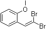 structure of CAS# 90585-32-3, 1-(2,2-二溴乙烯基)-2-甲氧基苯