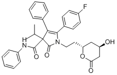 structure of CAS# 906552-19-0, Atorvastatin Pyrrolidone Lactone