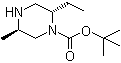 structure of CAS# 906559-60-2, (2S,5R)-2-乙基-5-甲基-1-哌嗪羧酸叔丁酯