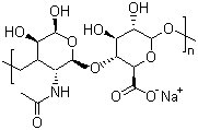 structure of CAS# 9067-32-7, 透明质酸钠
