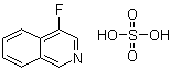 structure of CAS# 906820-09-5, 4-氟异喹啉硫酸盐