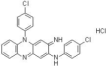 CAS 登录号：90690-85-0, N,5-双(4-氯苯基)-3,5-二氢-3-亚氨基-2-吩嗪胺单盐酸盐