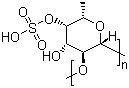 structure of CAS# 9072-19-9, 岩藻聚糖硫酸酯