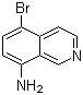 CAS # 90721-35-0, 8-Amino-5-bromoisoquinoline, 5-Bromoisoquinolin-8-amine