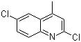 structure of CAS# 90723-71-0, 2,6-二氯-4-甲基喹啉