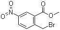 structure of CAS# 90725-68-1, Methyl 2-bromomethyl-5-nitrobenzoate