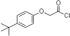 structure of CAS# 90734-55-7, 2-[4-(tert-Butyl)phenoxy]acetyl chloride