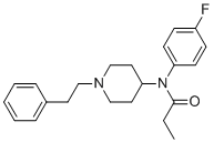 CAS # 90736-23-5, p-Fluorofentany, 4-Fluorofentanyl, N-(4-fluorophenyl)-N-[1-(2-phenylethyl)piperidin-4-yl]propanamide