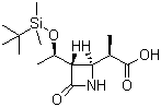 structure of CAS# 90776-58-2, (3S,4S)-3-((R)-1-(叔丁基二甲基硅氧基)乙基)-4((R)-1-甲酰乙基)-2-氮杂环丁酮