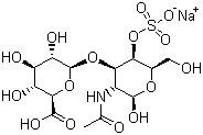 structure of CAS# 9082-07-9, 硫酸软骨素钠