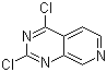 structure of CAS# 908240-50-6, 2,4-二氯吡啶并[3,4-d]嘧啶