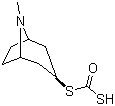 CAS # 908266-45-5, Tropine-3-xanthate, Carbonodithioic acid S-[(3-exo)-8-methyl-8-azabicyclo[3.2.1]oct-3-yl] ester