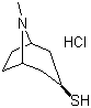 structure of CAS# 908266-48-8, 托品-3-硫醇盐酸盐