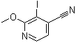 structure of CAS# 908279-57-2, 3-碘-2-甲氧基-4-吡啶甲腈