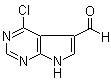 structure of CAS# 908287-21-8, 4-氯-7H-吡咯并[2,3-d]嘧啶-5-甲醛