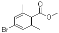structure of CAS# 90841-46-6, 4-溴-2,6-二甲基苯甲酸甲酯