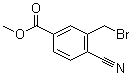 CAS # 908562-25-4, 3-(Bromomethyl)-4-cyanobenzoic acid methyl ester