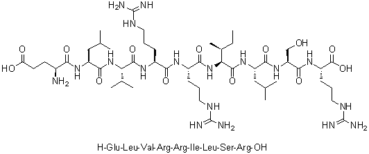 CAS # 909017-58-9, L-alpha-Glutamyl-L-leucyl-L-valyl-L-arginyl-L-arginyl-L-isoleucyl-L-leucyl-L-seryl-L-arginine