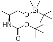 CAS # 909297-88-7, (S)-tert-Butyl 1-(tert-butyldimethylsilyloxy)propan-2-ylcarbamate