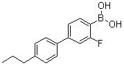 structure of CAS# 909709-42-8, [3-Fluoro-4'-propylbiphenyl-4-yl]boronic acid