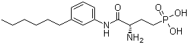 CAS # 909725-63-9, [(3S)-3-Amino-4-[(3-hexylphenyl)amino]-4-oxobutyl]phosphonic acid