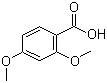 structure of CAS# 91-52-1, 2,4-Dimethoxybenzoic acid