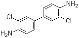 structure of CAS# 91-94-1, 3,3'-Dichlorobenzidine