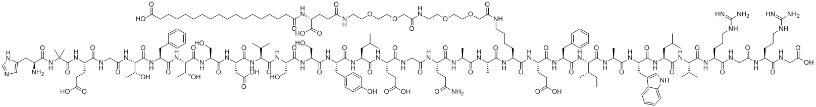 structure of CAS# 910463-68-2, Semaglutide