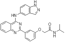 structure of CAS# 911417-87-3, Belumosudil