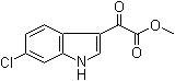 structure of CAS# 91182-86-4, 2-(6-氯-1H-吲哚-3-基)-2-氧代乙酸甲酯