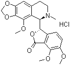 structure of CAS# 912-60-7, Noscapine hydrochloride