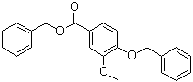 structure of CAS# 91203-74-6, 4-(苄氧基)-3-甲氧基苯甲酸苄酯