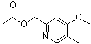CAS 登录号：91219-90-8, 4-甲氧基-3,5-二甲基-2-吡啶甲醇乙酸酯