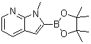 structure of CAS# 912331-71-6, 1-甲基-1H-吡咯并[2,3-b]吡啶-2-硼酸频哪醇酯