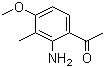 structure of CAS# 912347-94-5, 2-Methyl-3-amino-4-acetylanisole