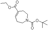 structure of CAS# 912444-89-4, 2,3,6,7-四氢-1H-氮杂卓-1,4-二羧酸 1-叔丁酯 4-乙酯