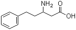structure of CAS# 91247-38-0, 3-Amino-5-phenylpentanoic acid