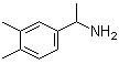 structure of CAS# 91251-29-5, alpha,3,4-Trimethylbenzylamine