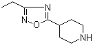 structure of CAS# 912761-48-9, 4-(3-乙基-1,2,4-恶二唑-5-基)哌啶