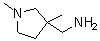 structure of CAS# 912771-31-4, 1,3-Dimethyl-3-pyrrolidinemethanamine