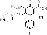structure of CAS# 91296-87-6, 盐酸沙拉沙星