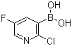 structure of CAS# 913373-43-0, 2-氯-5-氟吡啶-3-硼酸