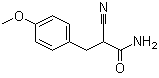 CAS # 91350-79-7, alpha-Cyano-4-methoxybenzenepropanamide