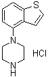 structure of CAS# 913614-18-3, 1-苯并[b]噻吩-4-基哌嗪单盐酸盐