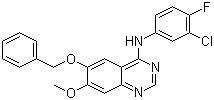 CAS 登录号：913819-12-2, N-(3-氯-4-氟苯基)-7-甲氧基-6-苄氧基喹唑啉-4-胺