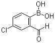 structure of CAS# 913835-76-4, 4-氯-2-甲酰基苯硼酸
