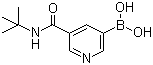 structure of CAS# 913835-99-1, 5-(tert-Butylcarbamoyl)pyridine-3-boronic acid