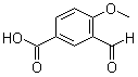 structure of CAS# 91420-99-4, 3-甲酰基-4-甲氧基苯甲酸